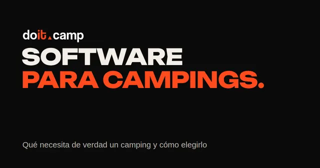 doit.camp logo next to the text “Campsite software: what a campsite really needs”.